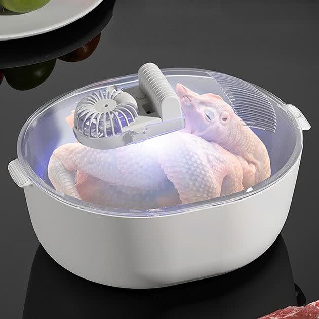 Контейнер для размораживания и стерилизации продуктов с крышкой 2в1 EQ-621 - фото 3 Контейнер для размораживания и стерилизации продуктов с крышкой 2в1 EQ-621 - фото 3