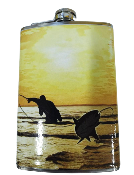 Фляга Оракал Рыбалка 9 oz Желтый (40821)