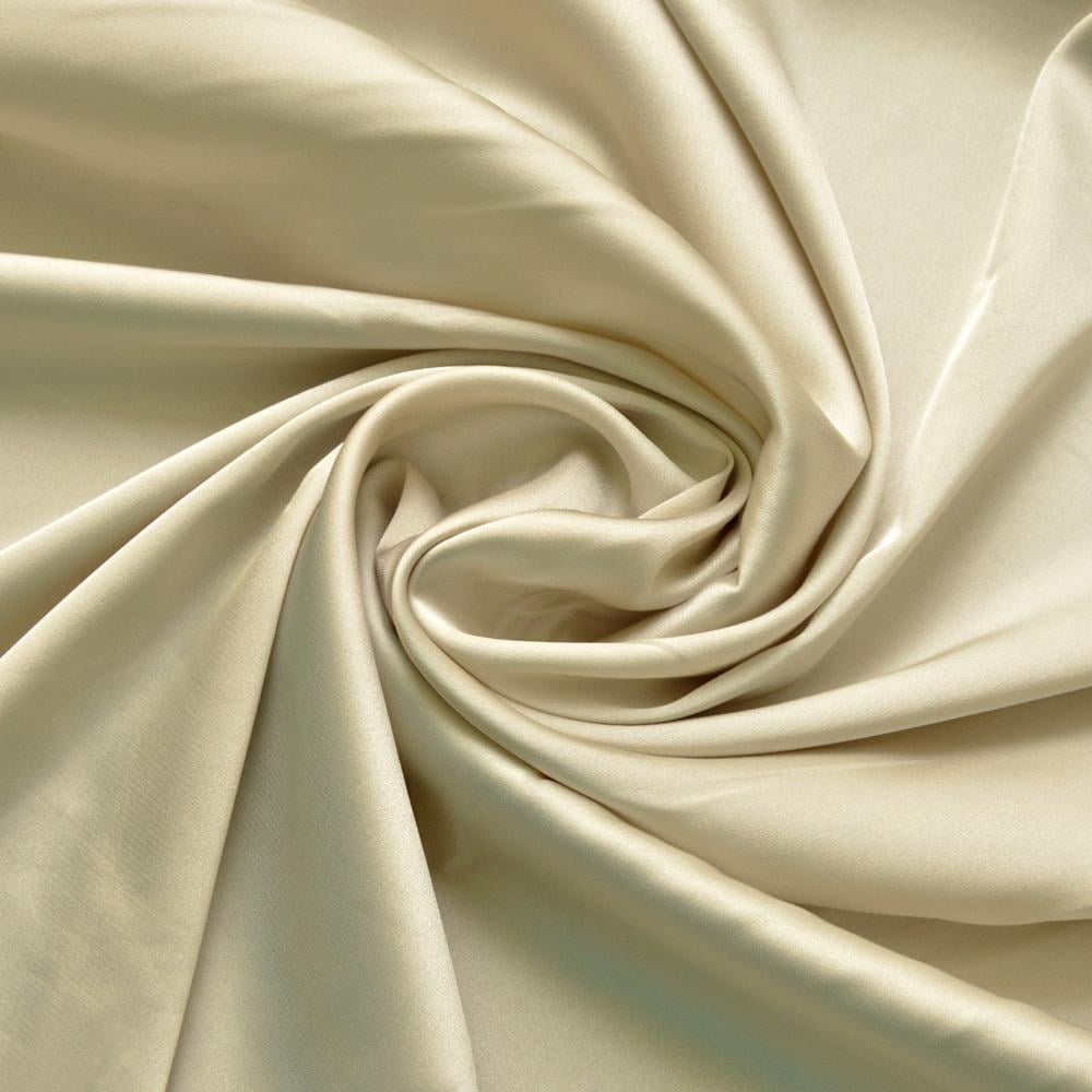 Тканина плательная атлас шовк Vanessa Сіро-бежевий (23022)