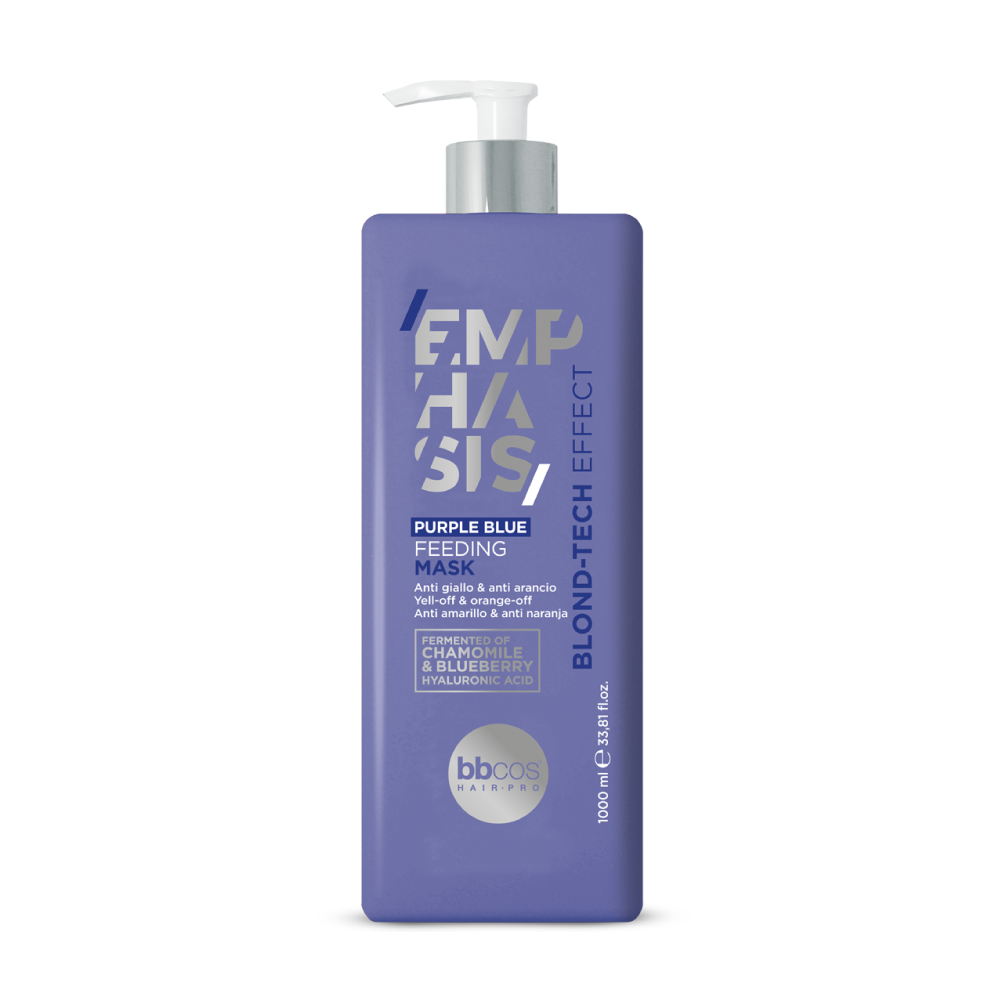 Оттеночная маска питательная EMPHASIS BLOND-TECH с фиолетово-синим пигментом 1000 мл (36996258)