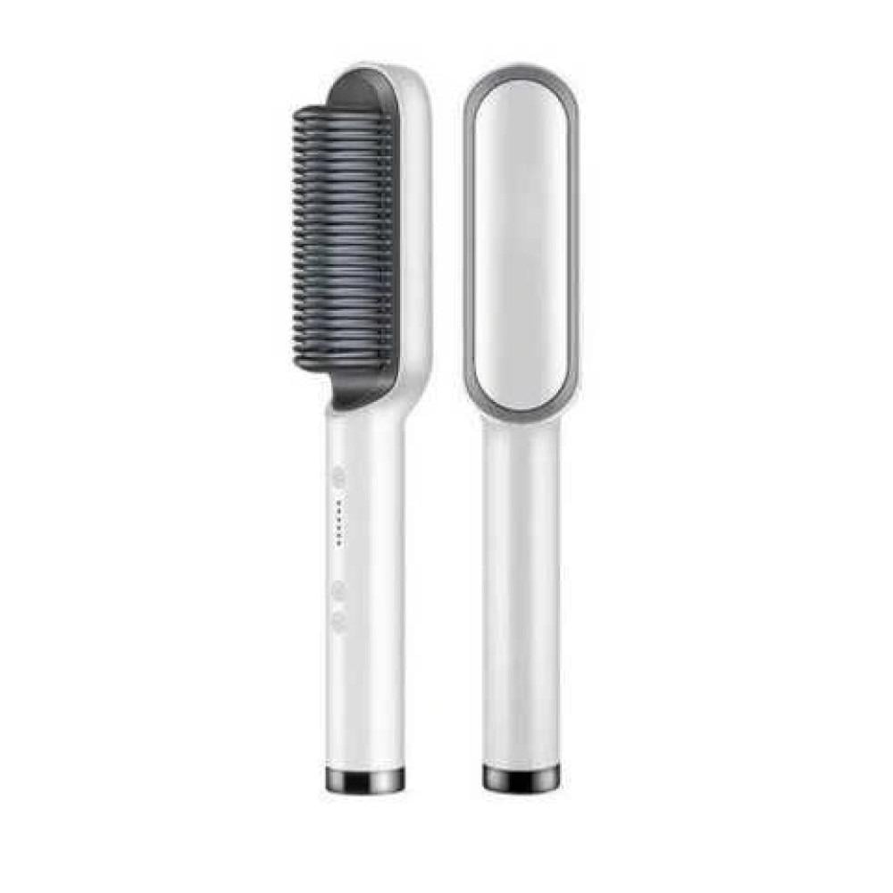 Расческа-випрямитель Hair Straightener Белый - фото 2 Расческа-випрямитель Hair Straightener Белый - фото 2