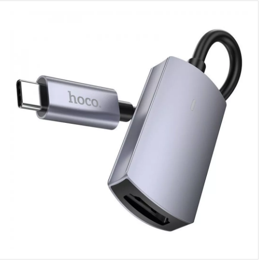 Адаптер Hoco UA20 Type-C to HDMI металевий (559984) - фото 4