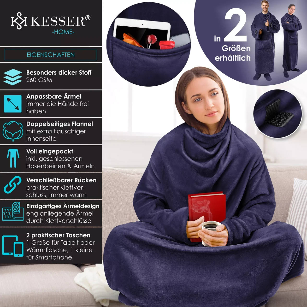 Ковдра-плед KESSER 200x140 см (225262457139vltt-200x140) - фото 7 Ковдра-плед KESSER 200x140 см (225262457139vltt-200x140) - фото 7