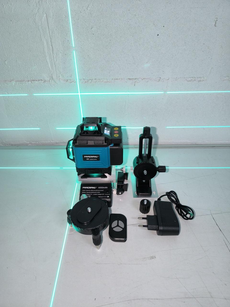 Лазерний рівень Pracmanu 4d лазерний рівень 16 ліній з дисплеєм - фото 4