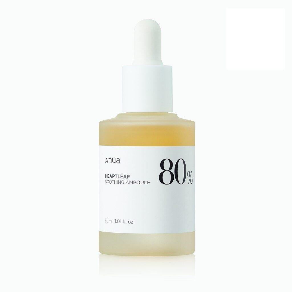 Заспокійлива сироватка ампула Anua Heartleaf 80% Moisture Soothing Ampoule на основі хаутюйнії 30 мл Заспокійлива сироватка ампула Anua Heartleaf 80% Moisture Soothing Ampoule на основі хаутюйнії 30 мл