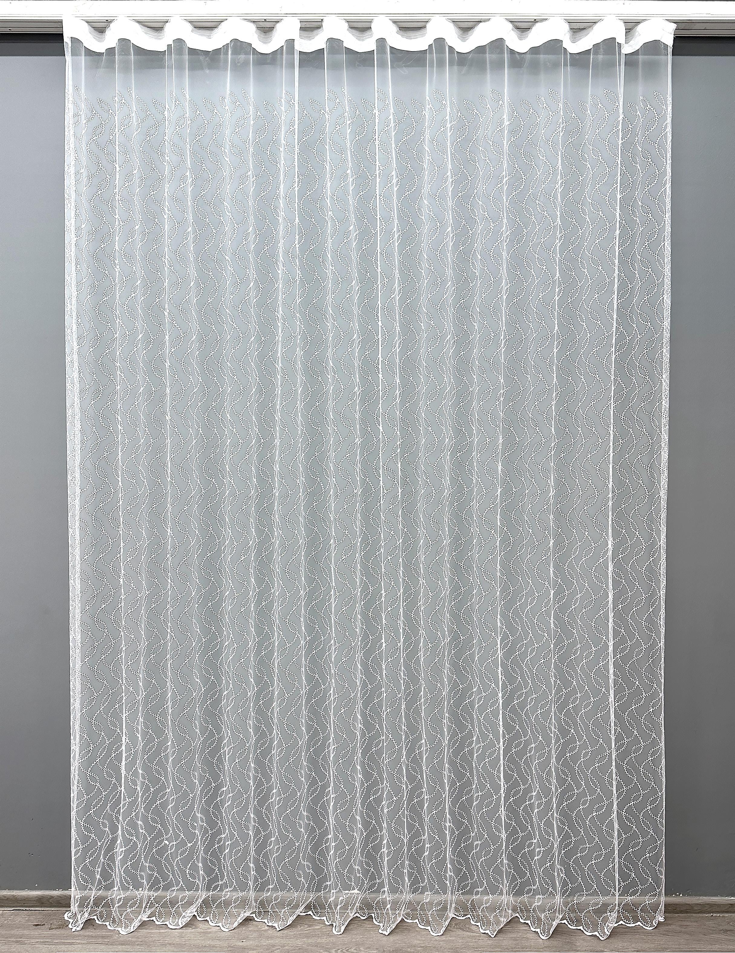 Тюль VR-Textil 1577т Фатин с вышивкой 300х270 см Белый (42-0527) Тюль VR-Textil 1577т Фатин с вышивкой 300х270 см Белый (42-0527)