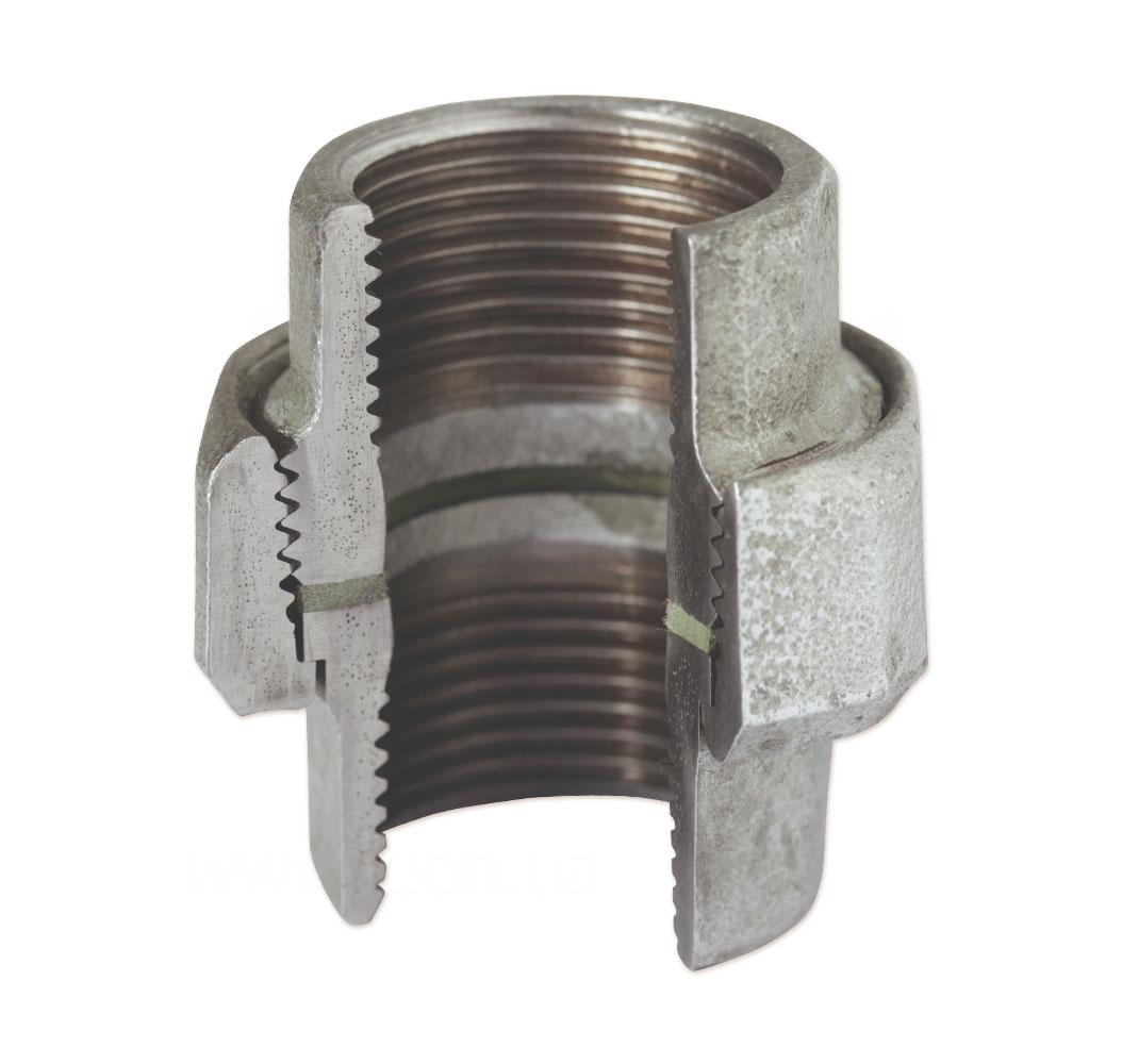 Сводка американка Atusa Berg Montana РВВ 1 1/4" чугун оцинкованный (33025006)