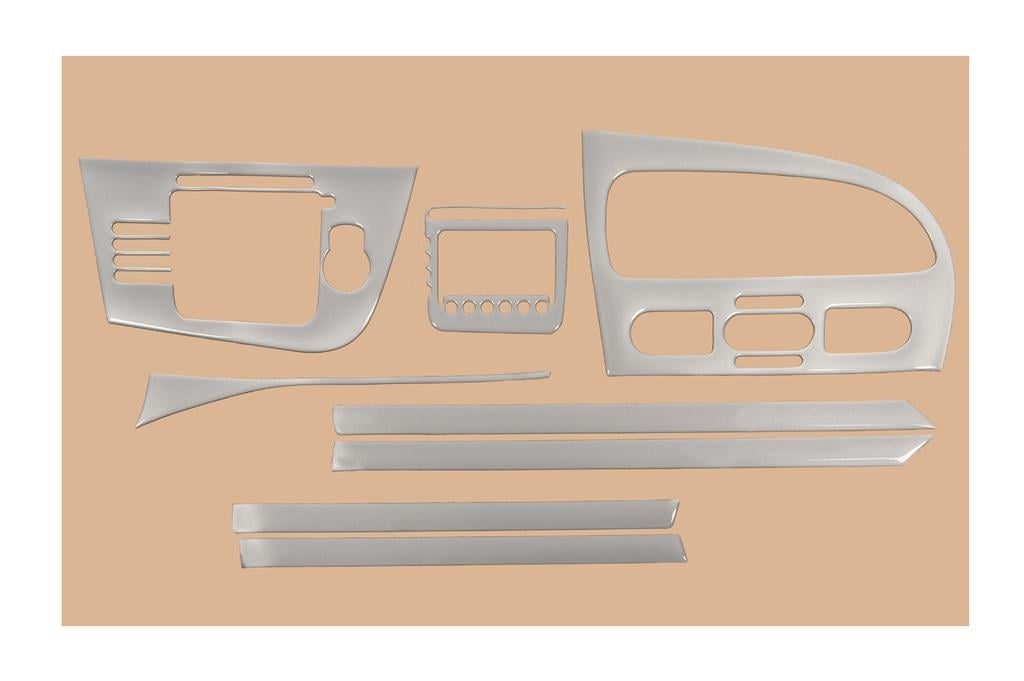 Накладки на панель Алюминий Meric для Seat Leon 2005-2012 гг. Серый