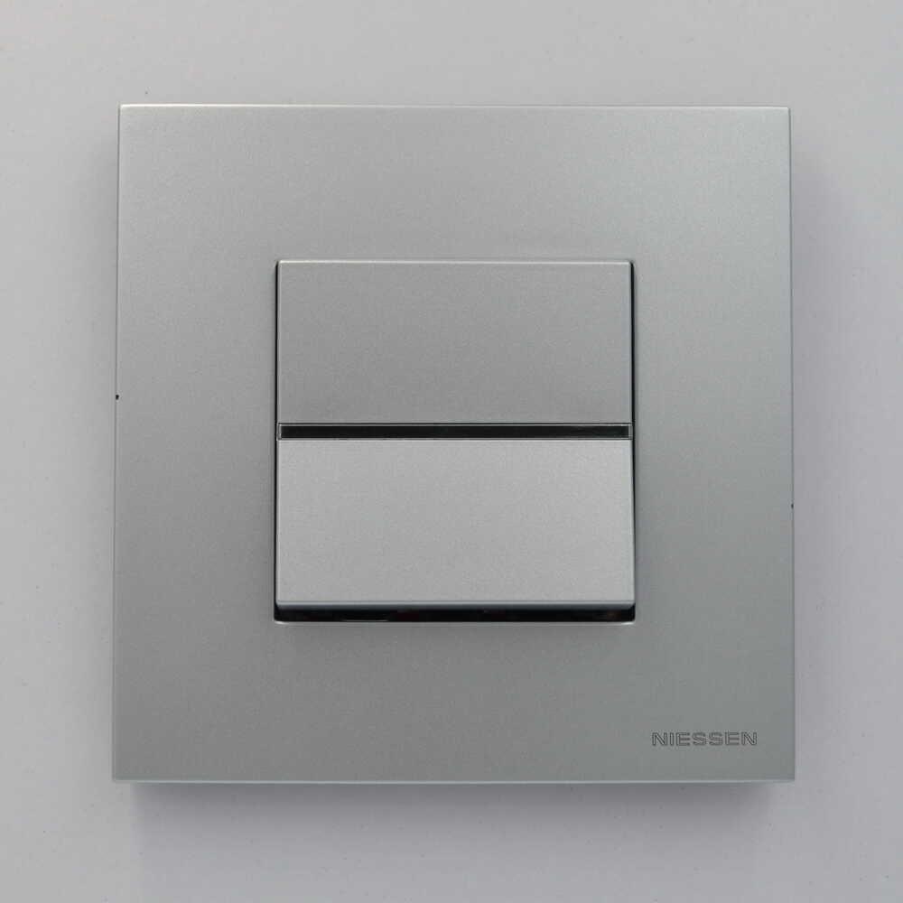 Выключатель одноклавишный Zenit проходной Серебряный (2CLA220200N1301) - фото 2 Выключатель одноклавишный Zenit проходной Серебряный (2CLA220200N1301) - фото 2