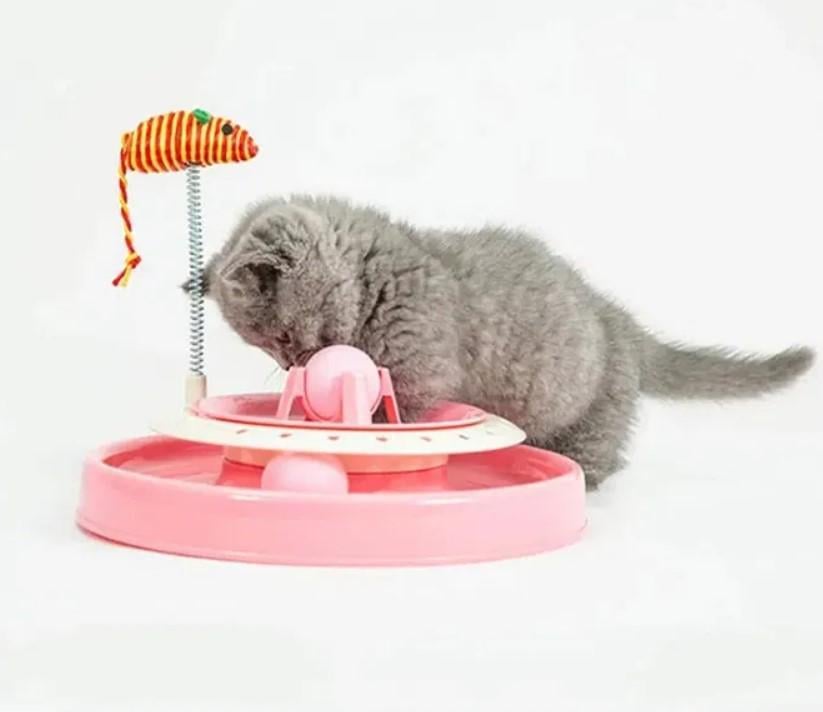 Іграшка для кішок на пружині Cat Scratch Pen трек 2 Рожевий кульки (2104618638) - фото 6 Іграшка для кішок на пружині Cat Scratch Pen трек 2 Рожевий кульки (2104618638) - фото 6