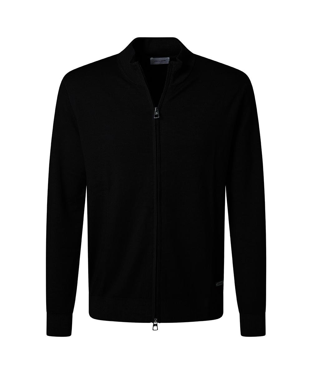 Кардиган чоловічий вовняний на блискавіці XL Чорний (C5 50709.5037.9000-XL)