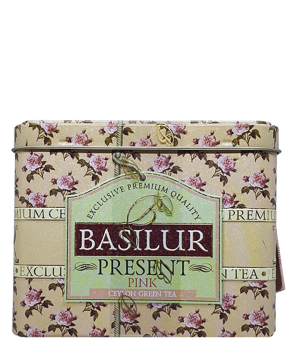Чай зелений Basilur Подарунок Рожевий 100 г (55195) - фото 3
