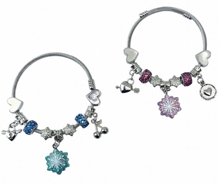 Комплект браслетов в стиле Pandora серия 5 Frozen Magic 2 шт. (2104619256)