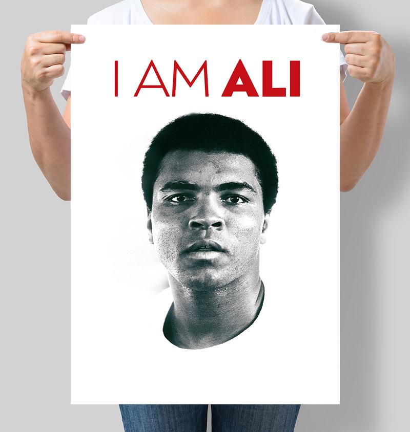 Постер Мохаммед Али "I am Ali" 42х60 см (F007) Постер Мохаммед Али "I am Ali" 42х60 см (F007)
