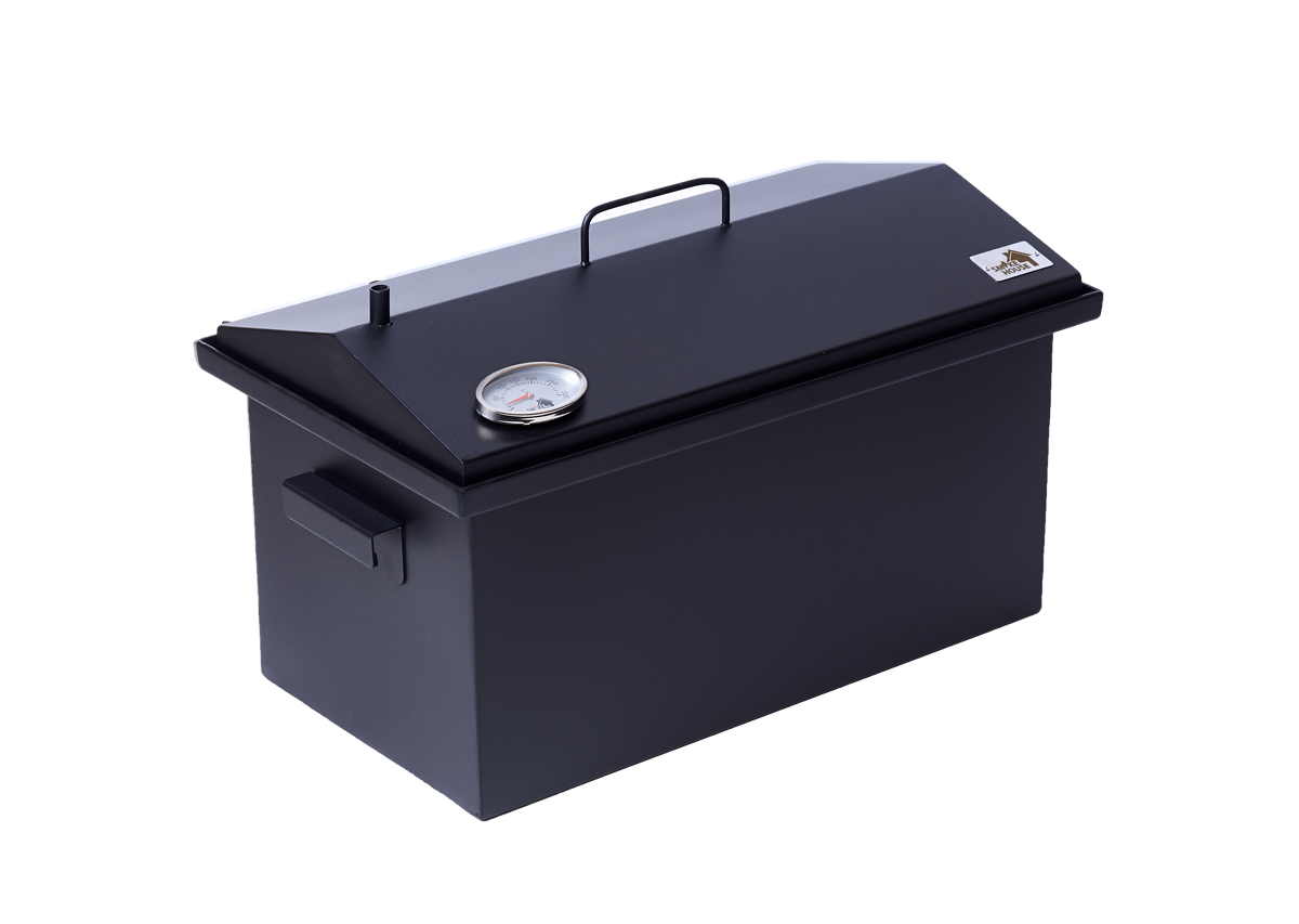 Коптильня з термометром та аксесуарами Smoke House L Thermo 520х300х320 мм до 6 кг (2689474052) Коптильня з термометром та аксесуарами Smoke House L Thermo 520х300х320 мм до 6 кг (2689474052)