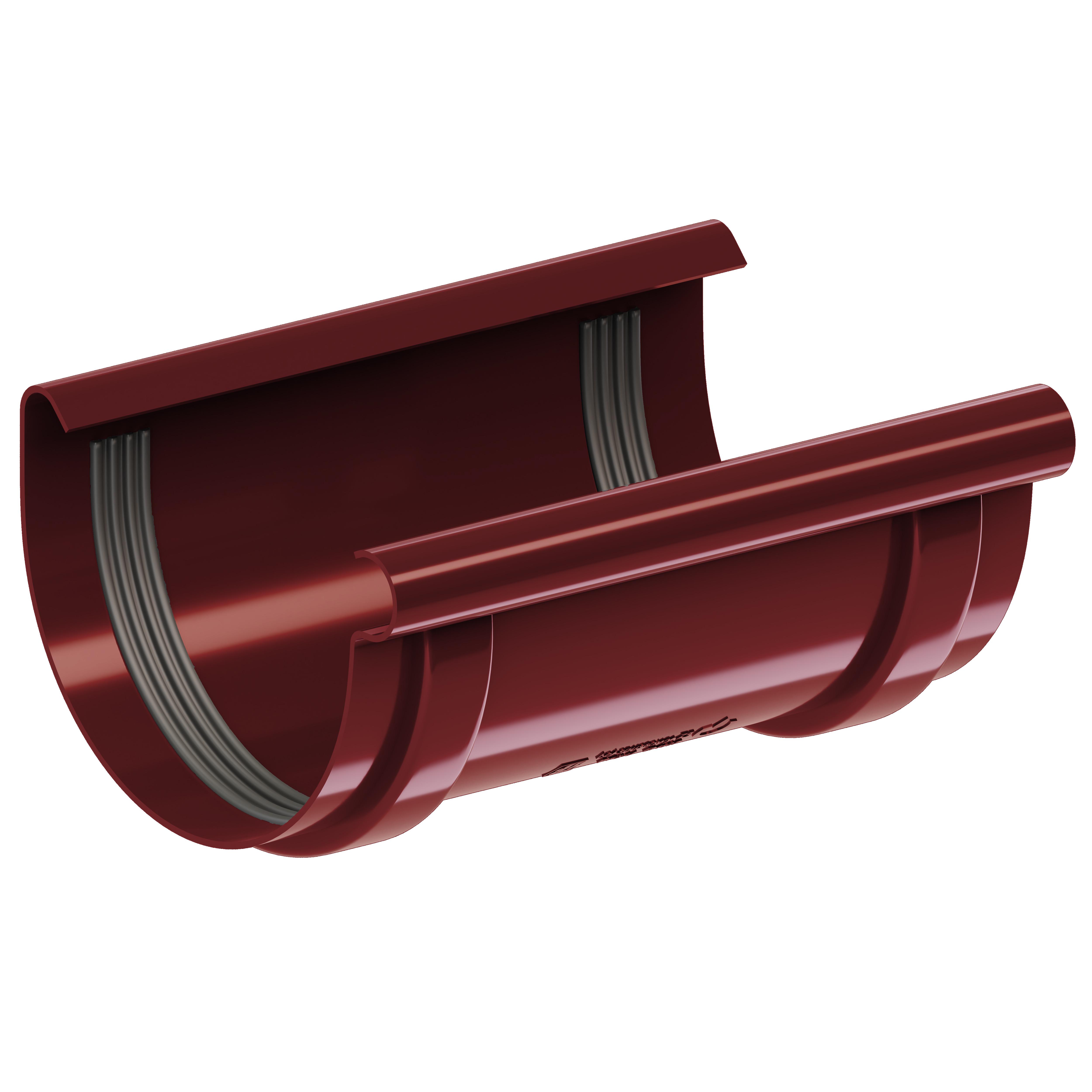 Муфта желоба KROP 130 мм Красный (2239) Муфта желоба KROP 130 мм Красный (2239)