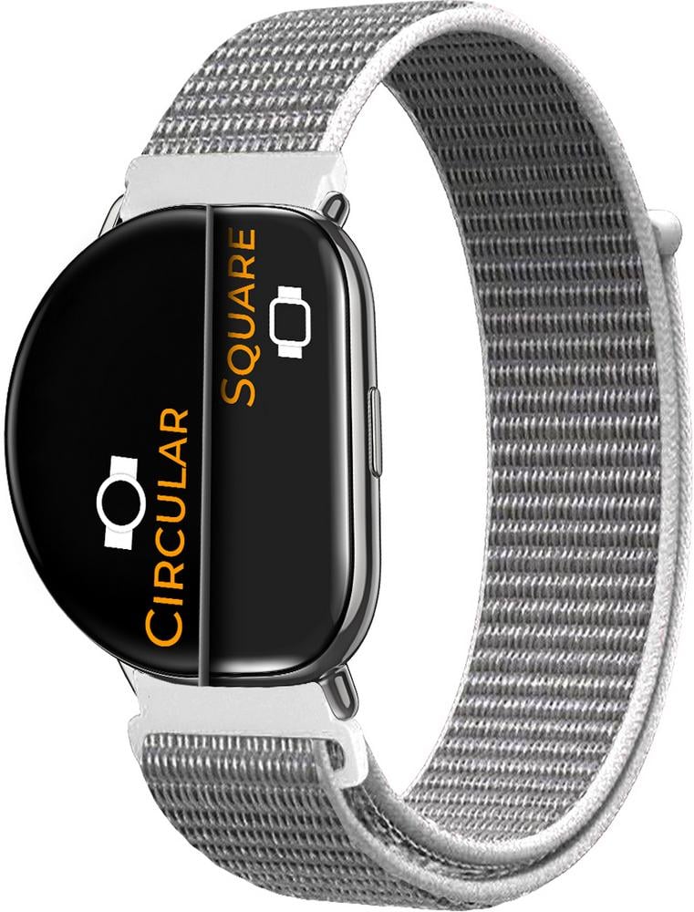 Ремешок нейлоновый Sport Loop для ZEPP E Square/Circular Grey (16134-33)