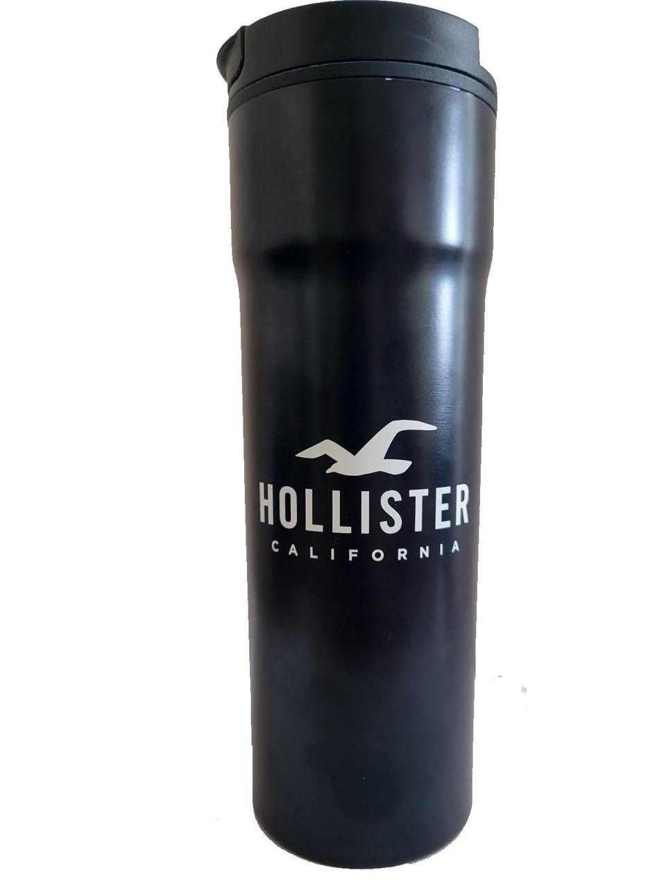 Спортивна пляшка для води Hollister ергономічної форми на засувці нержавіюча сталь 500 мл (2336835913) Спортивна пляшка для води Hollister ергономічної форми на засувці нержавіюча сталь 500 мл (2336835913)