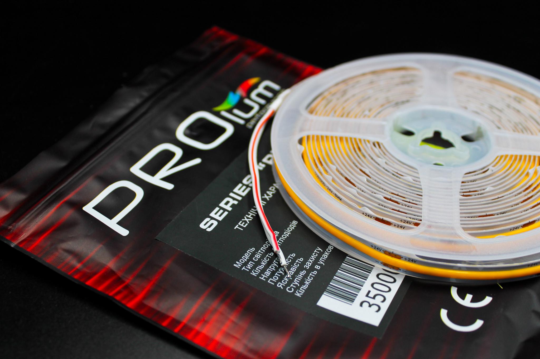 Світлодіодна стрічка Prolum СОВ 320LED IP20 Series-PRO 24V Жовтий (28748728) - фото 5 Світлодіодна стрічка Prolum СОВ 320LED IP20 Series-PRO 24V Жовтий (28748728) - фото 5