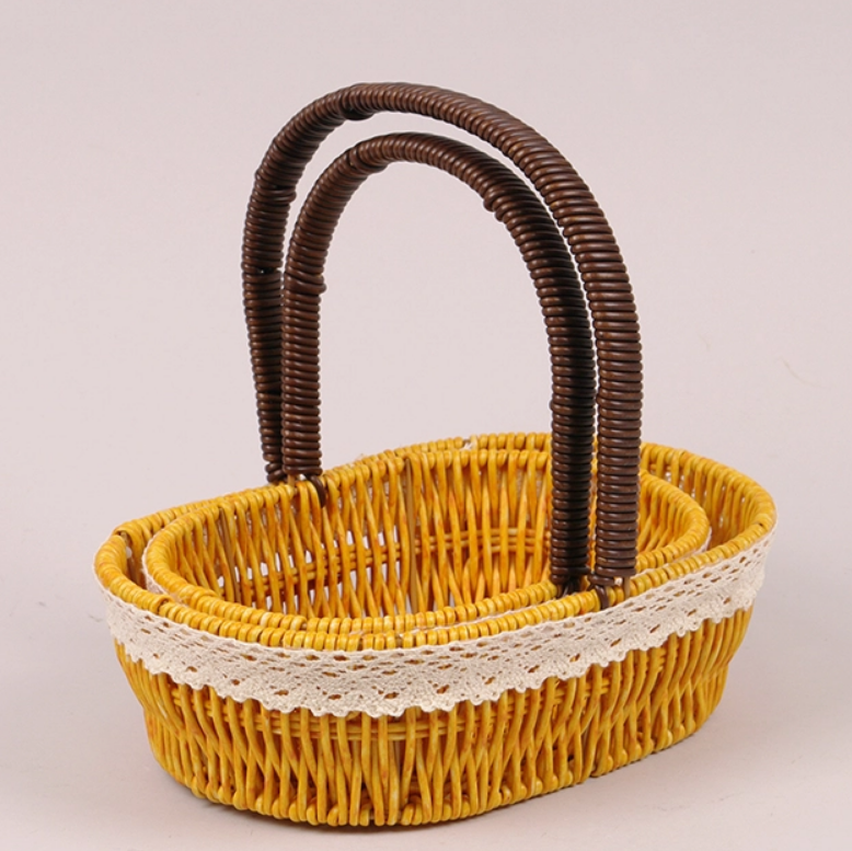 Комплект корзин из искусственного ротанга 2 шт. (46203)