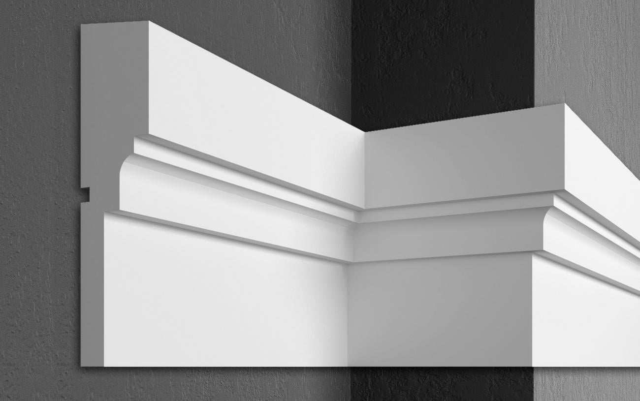 Карниз Prestige decor MC 143 без покрытия 255x65 мм 2000 мм (12370320)