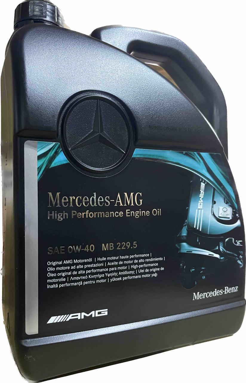 Моторне мастило MB 229.5 Engine Oil AMG 0W-40 5 л (A000989880813)