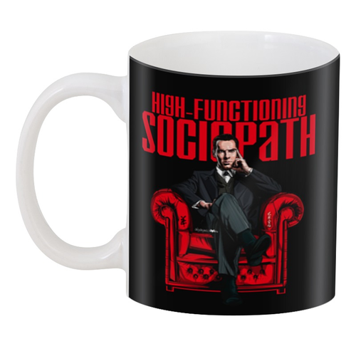 Чашка Geek Land Шерлок Холмс Sociopath - фото 1 Чашка Geek Land Шерлок Холмс Sociopath - фото 1
