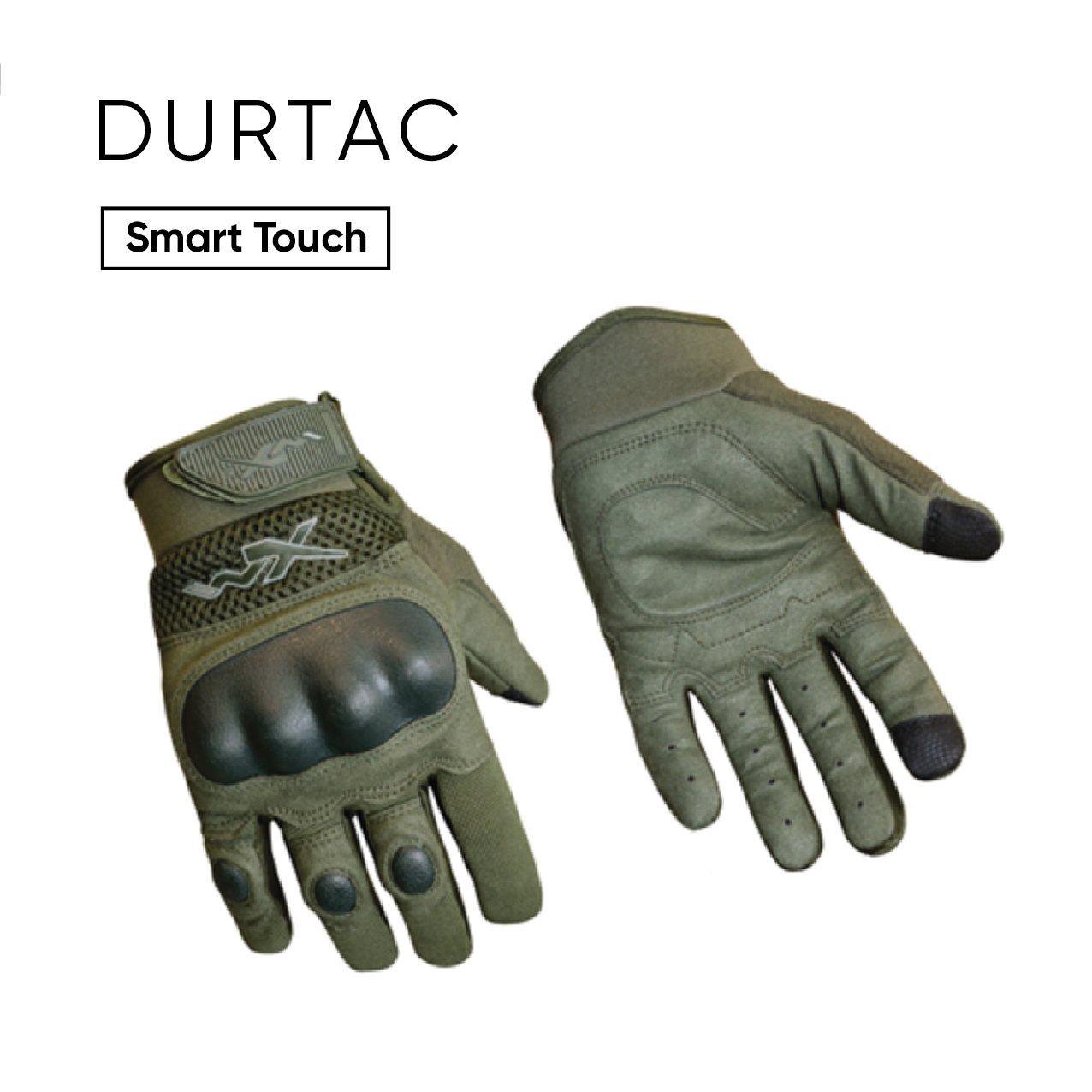 Перчатки Wiley X DURTAC SmartTouch Foliage L Green - фото 4