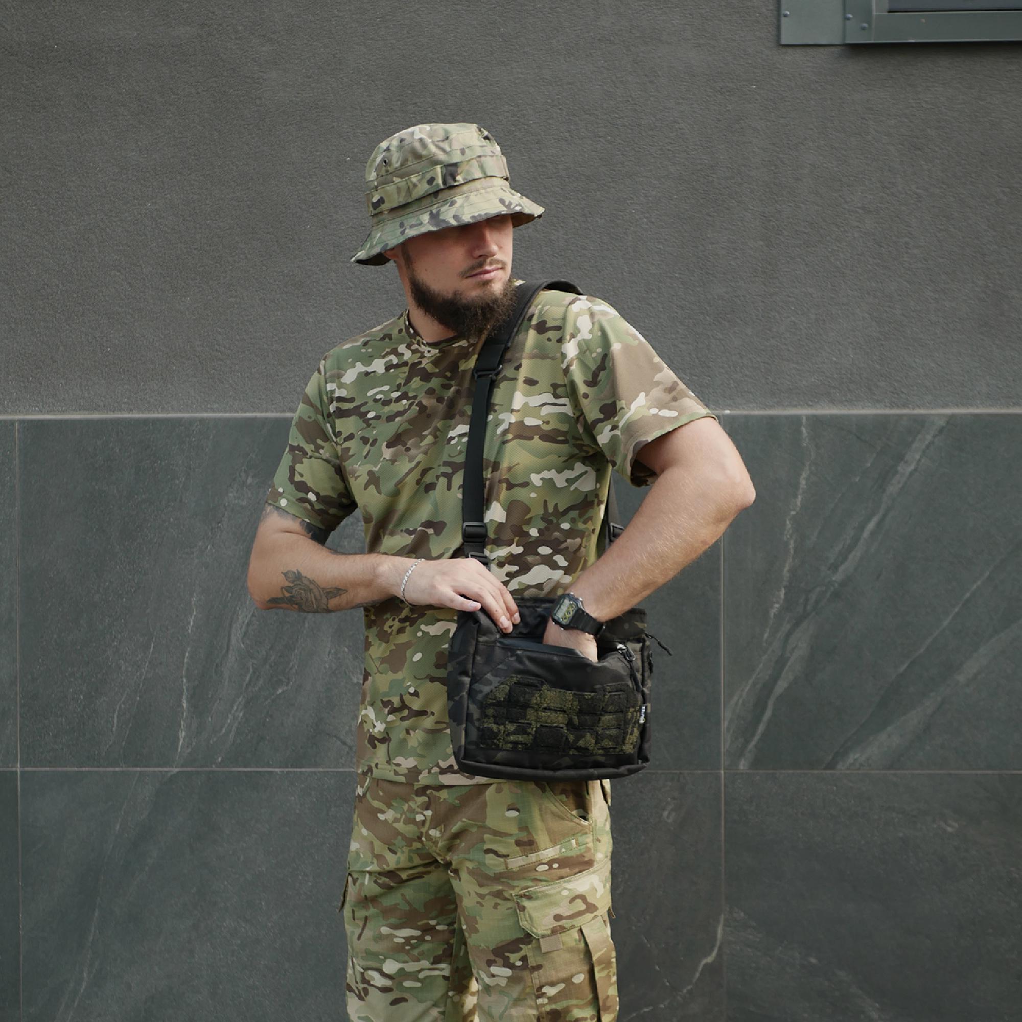 Сумка через плече Militex з покриттям IRR Мультикам - фото 19 Сумка через плече Militex з покриттям IRR Мультикам - фото 19