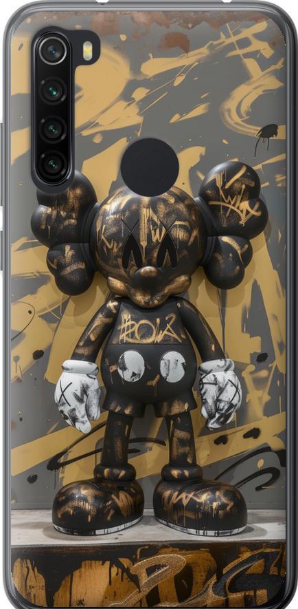 Чехол на Xiaomi Redmi Note 8 Bronze kaws (6097u-1787-42517)