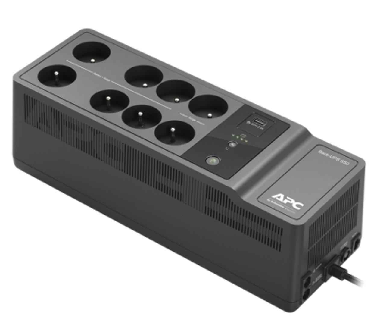 Джерело безперебійного живлення резервне APC Back-UPS 650VA (BE650G2-FR)