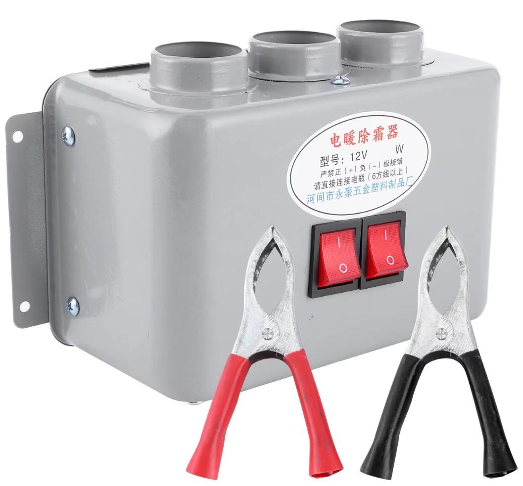 Обігрівач автомобільний 12V з 3 отворами 600-800 Вт - фото 3 Обігрівач автомобільний 12V з 3 отворами 600-800 Вт - фото 3
