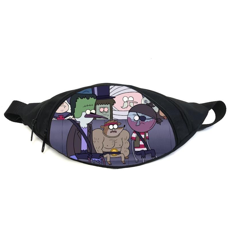 Поясная сумка-бананка Обычный мультик Regular Show RS-01 Черный (2181713098) Поясная сумка-бананка Обычный мультик Regular Show RS-01 Черный (2181713098)
