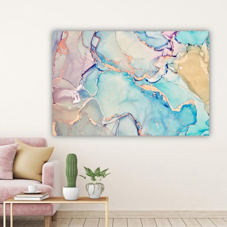 Картина на холсте KIL Art Мраморная текстура 51x34 см (210)