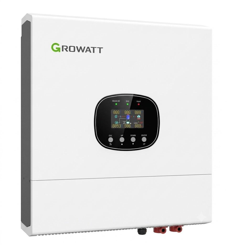 Инвертор гибридный Growatt SPE 5000TL HVM-G2 5000 Вт 48 В 1 MPPT IP20 White (36943781) Инвертор гибридный Growatt SPE 5000TL HVM-G2 5000 Вт 48 В 1 MPPT IP20 White (36943781)