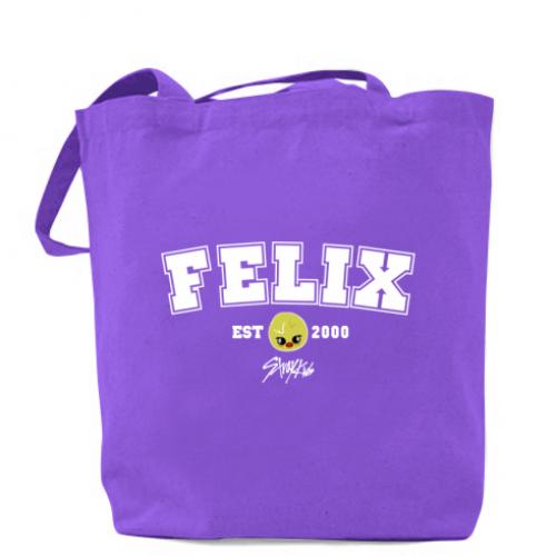 Шопер felix stray kids 41х37 см Фиолетовый (12855210-15-182270)