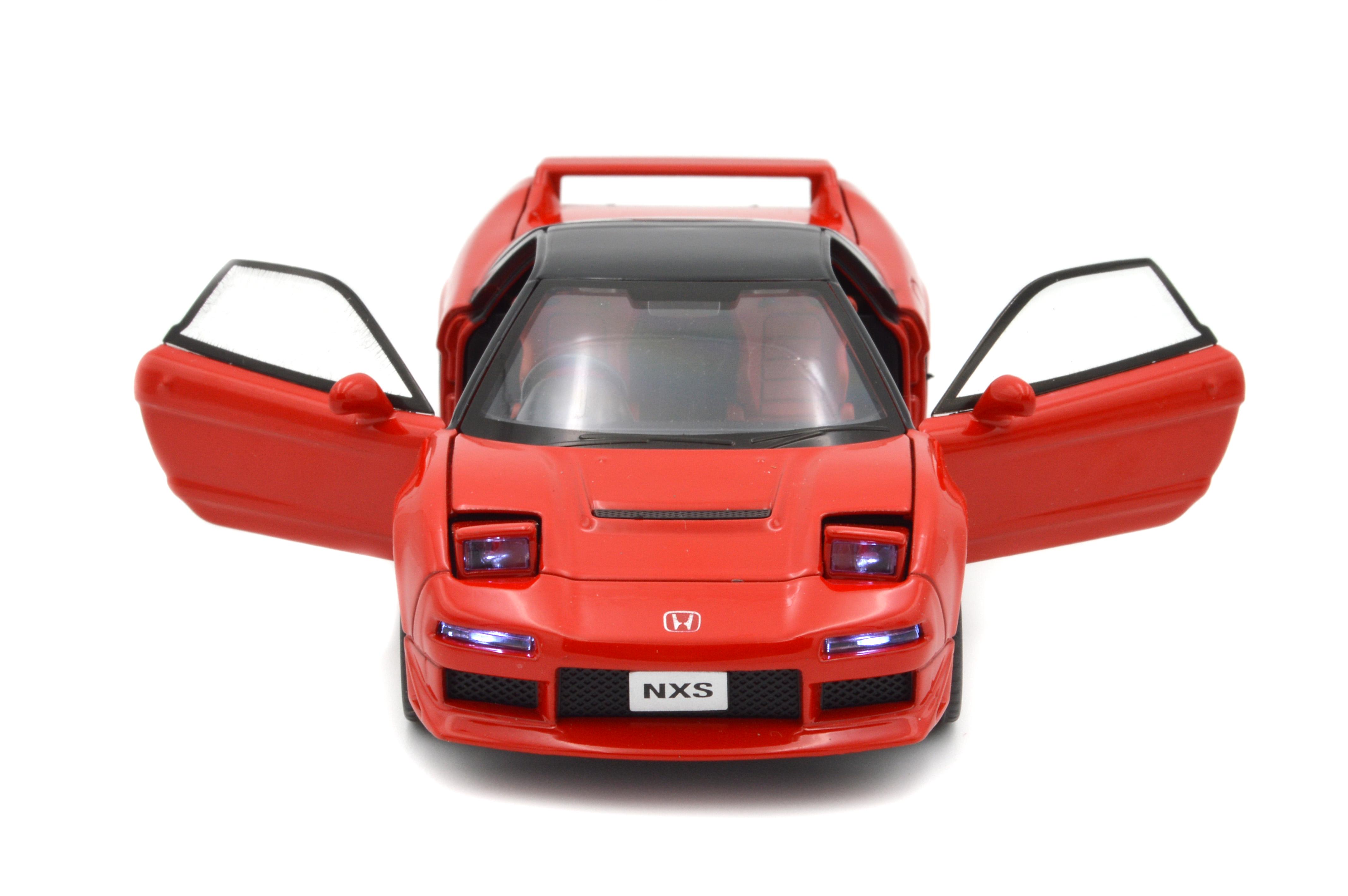Іграшкова машинка металева Honda NSX 1:32 світло/звук/інерція/відкриваються двері (41022R) - фото 8