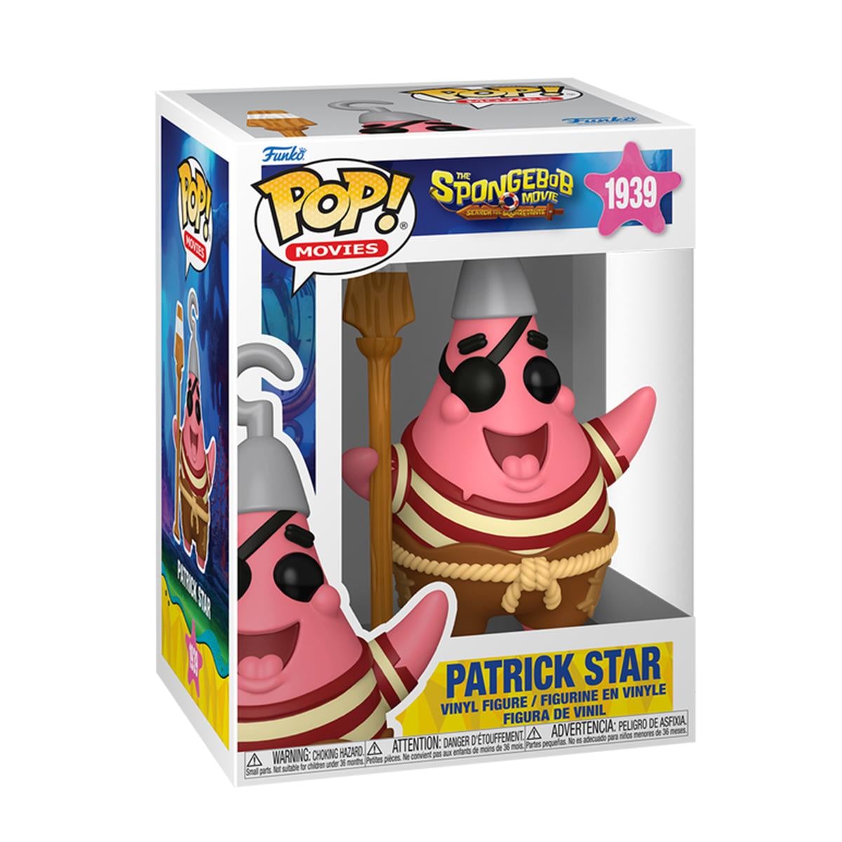 Детская игровая фигурка Коллекционная Funko SpongeBob SquarePants Patrick Pirate (83591) Детская игровая фигурка Коллекционная Funko SpongeBob SquarePants Patrick Pirate (83591)