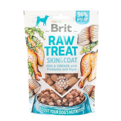Лакомство для собак Brit Raw Treat freeze-dried Skin and Coat 40 г - фото 5