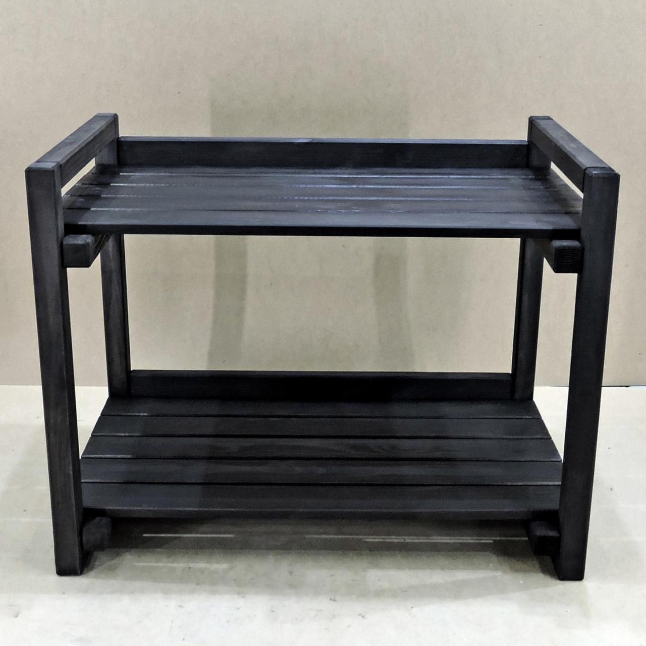 Стеллаж кухонный из дерева Фанбим 2 Венге (СТА-211312) - фото 2 Стеллаж кухонный из дерева Фанбим 2 Венге (СТА-211312) - фото 2