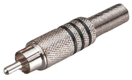 Штекер GEWA RCA Metal Black (G-191521)