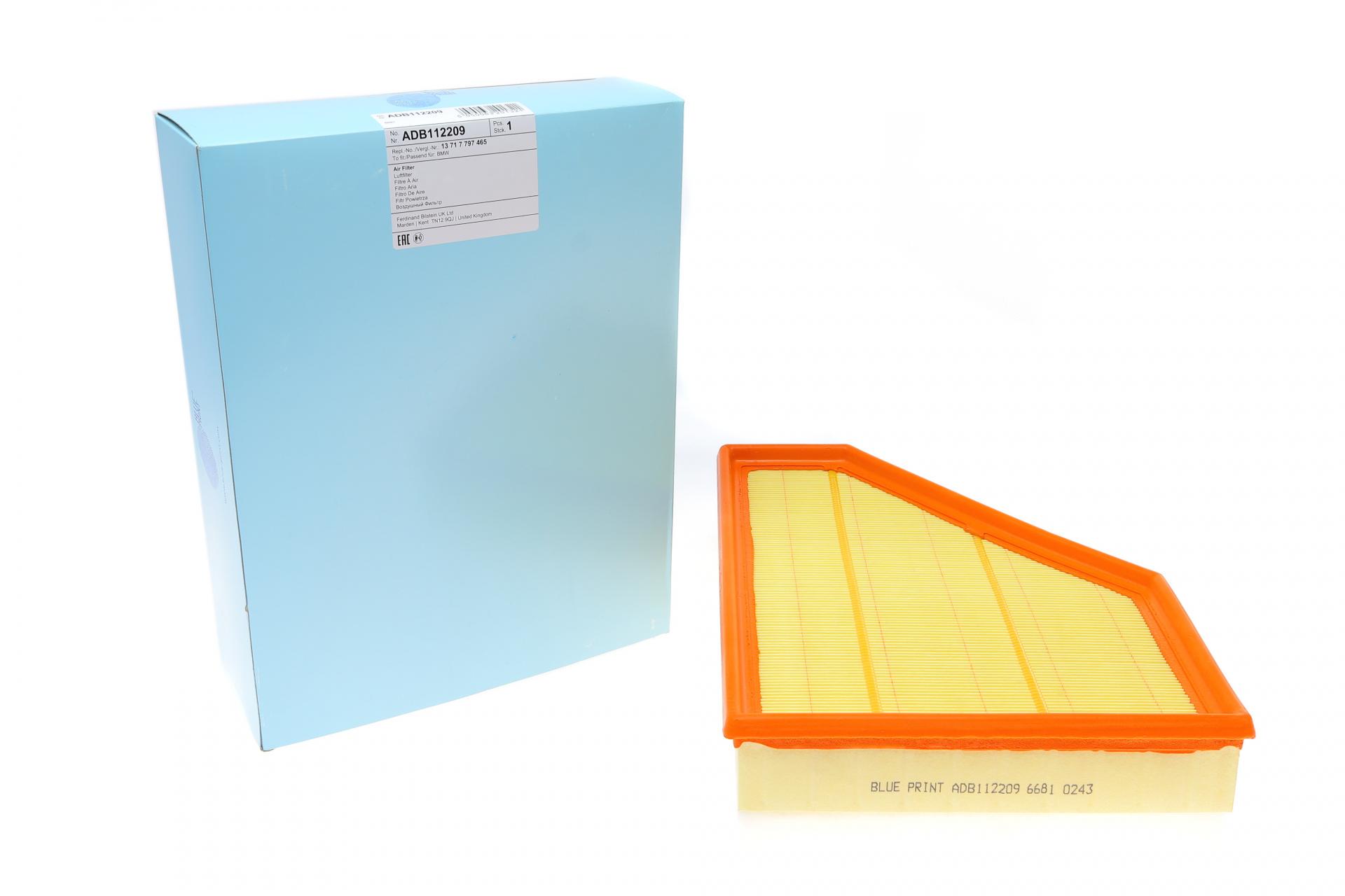 Фильтр воздушный BLUE PRINT для BMW 3 E90-E93/X1 E84 03- с поролоном (ADB112209)