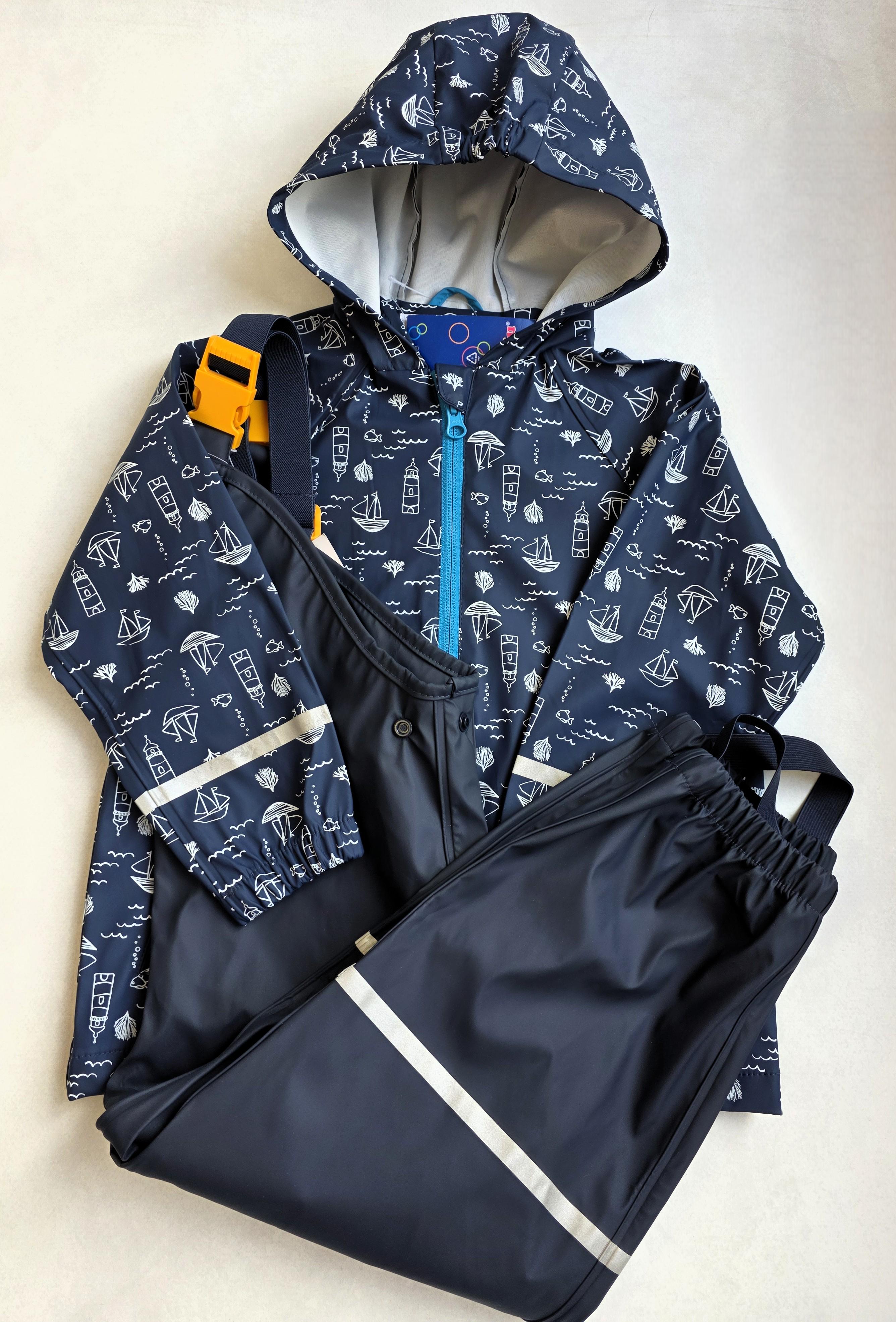 Дождевик-костюм детский без утепления Lupilu 98-104 см грязепруф (084513/088993)