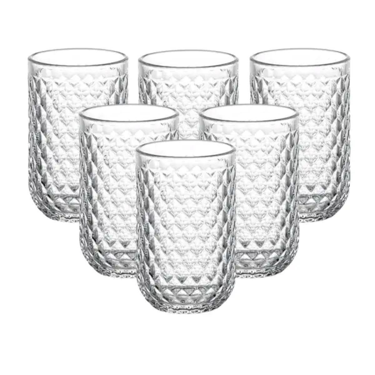 Набор стаканов стеклянные 450 мл 6 шт. Прозрачный (4124) - фото 3 Набор стаканов стеклянные 450 мл 6 шт. Прозрачный (4124) - фото 3