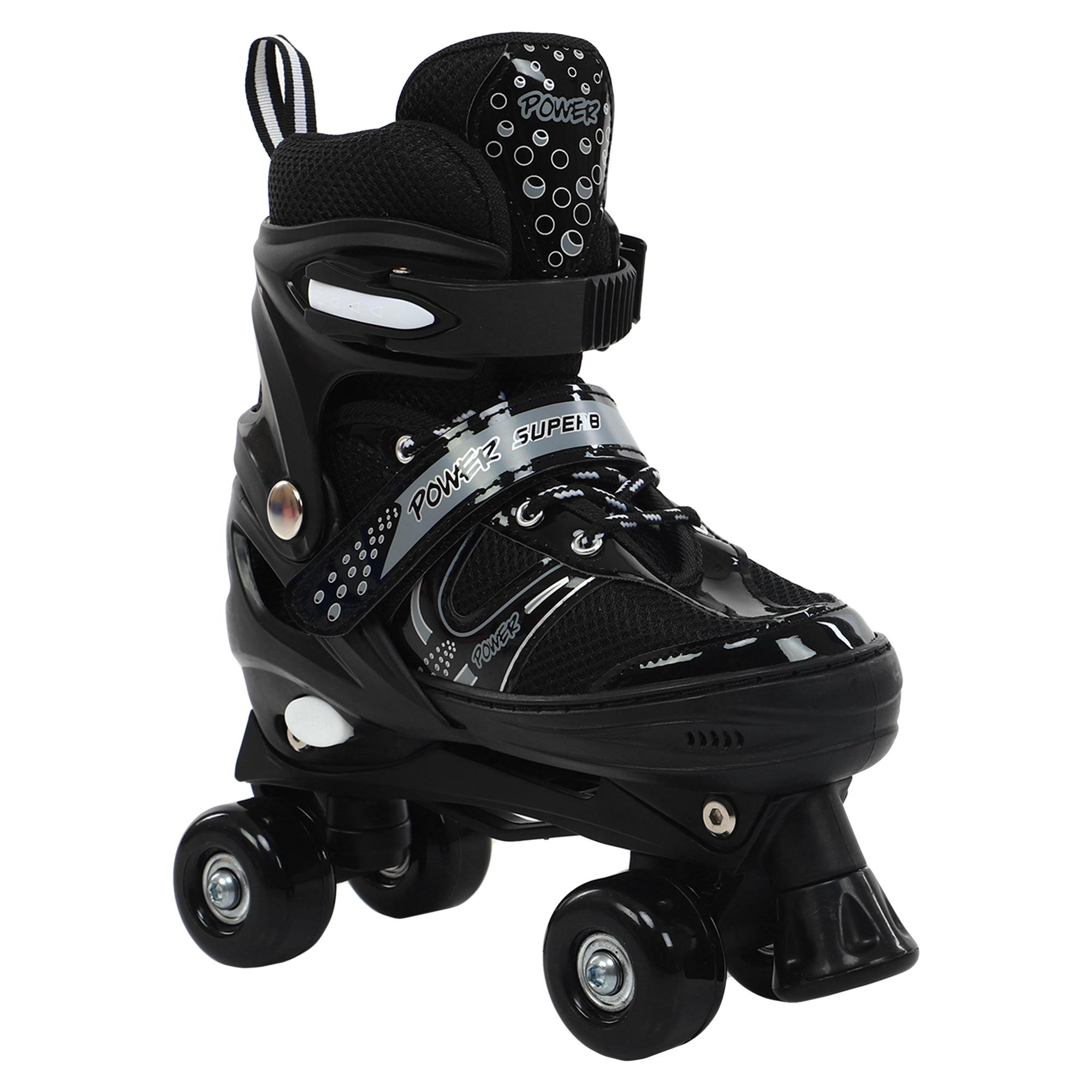 Ролики квади розсувні Banwei SK-9454 р. 39-42 Чорно-сірий (SK-9454_Черный-серый_L_(39-42) - фото 1