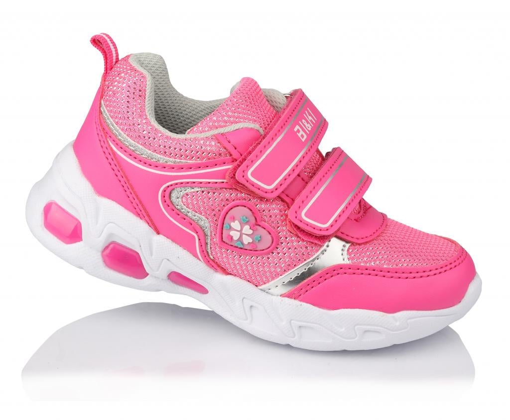 Кроссовки для девочек 0236 в сетку р. 29 Малиновый