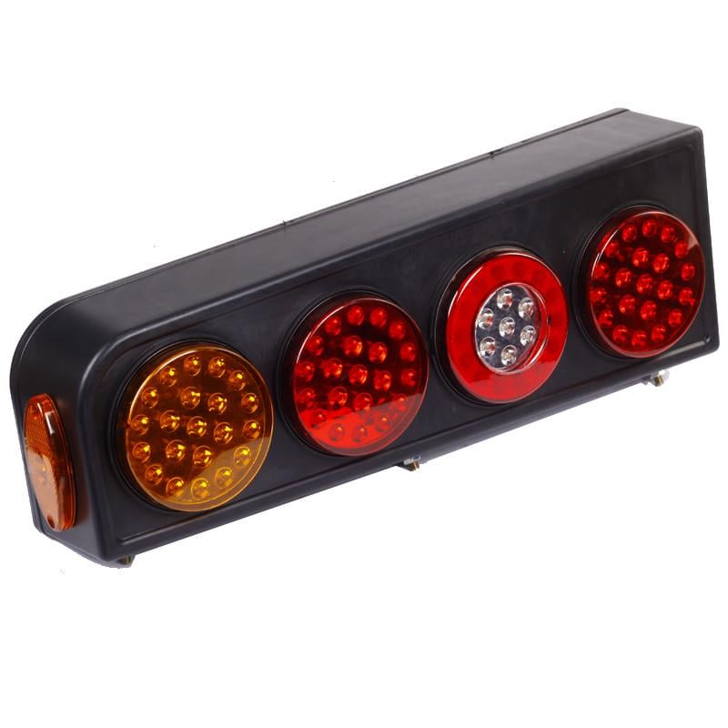 Фонарь задний 4-х секционный LED 4 круглых правый под провод (SL-04-116R)