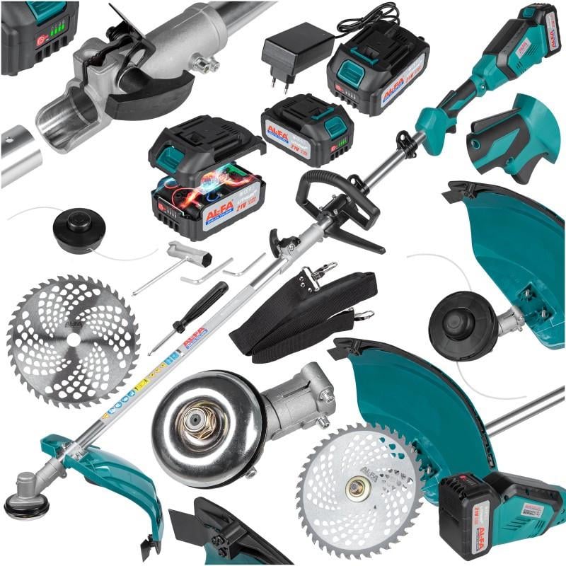 Тример безщітковий акумуляторний AL-FA ALC GT4B-21V 21В 4А - фото 2 Тример безщітковий акумуляторний AL-FA ALC GT4B-21V 21В 4А - фото 2