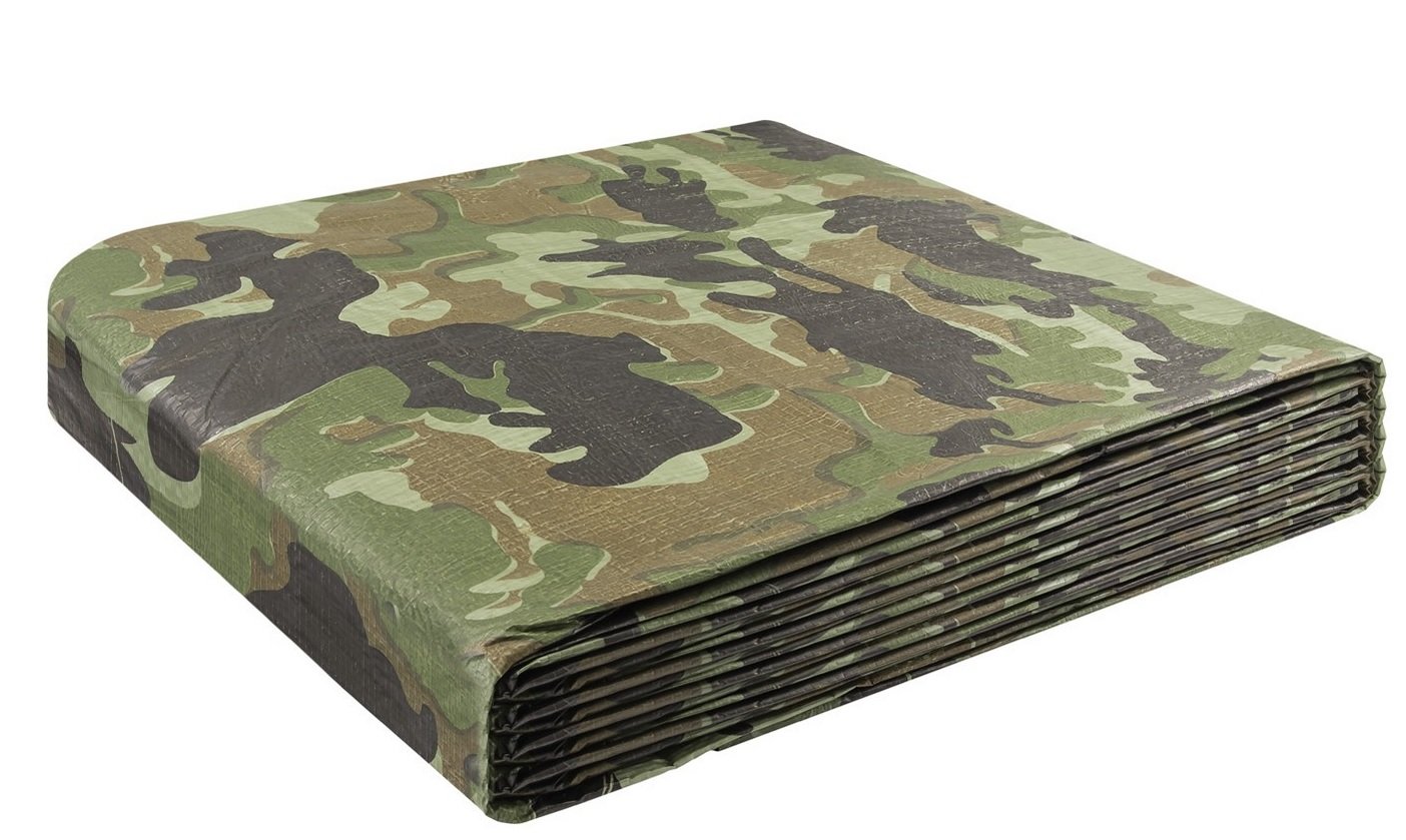 Тент MasterTool 10х12 м 90 г/м² Camouflage (79-8012) - фото 1 Тент MasterTool 10х12 м 90 г/м² Camouflage (79-8012) - фото 1
