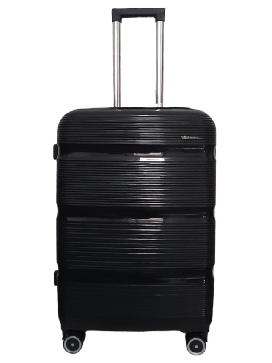 Чемодан Milano Bag 0307 полипропиленовый средний Черный (Mp00107)